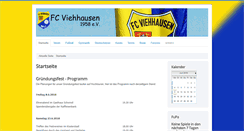 Desktop Screenshot of fc-viehhausen.de