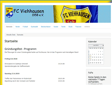 Tablet Screenshot of fc-viehhausen.de